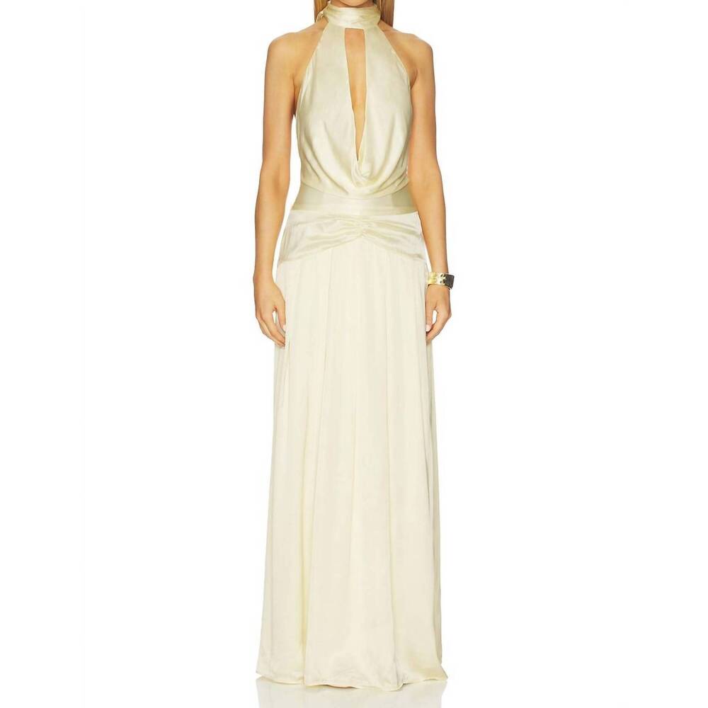 LPA Cream Maxi Dress